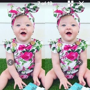 0-6 month romper baby girl